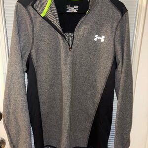 Under Armour Gray and Black Men's Shirt